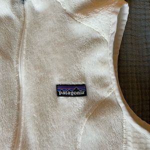 White Patagonia Vest, size small